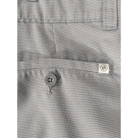Hang Ten Mens Gray Golf Board Outdoor Shorts 36 10" Inseam Houndstooth Pattern - Picture 4 of 11